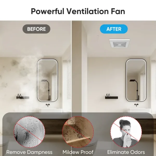 Ceiling Duct Exhaust Fan, 15w, A.C. Source - view 5