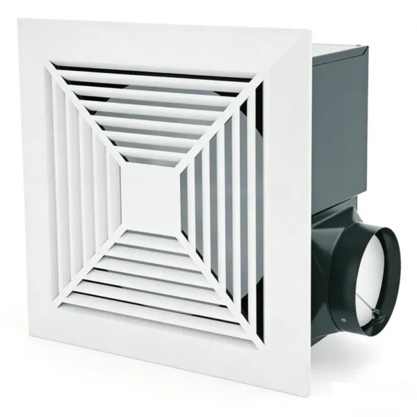 Ceiling Duct Ventilation Fan, Steel - view 3
