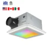 Ceiling Exhaust Fan, 50-80-110, CFM, RGB, 10-Inch