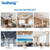 Ceiling Fan, 100, 70W, Metal - view 6