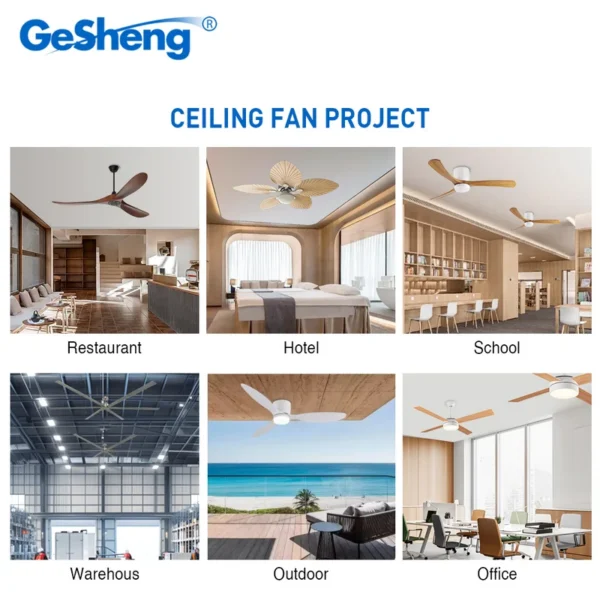 Ceiling Fan, 100, 70W, Metal - view 6