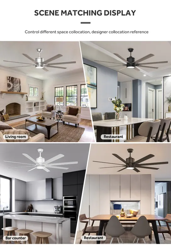 Ceiling Fan, 100-Inch, ABS, 5-Year - view 5