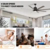 Ceiling Fan, 100-Inch, ABS, 5-Year - view 6