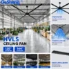 Ceiling Fan, 10ft, 12ft, HVLS, PMSM