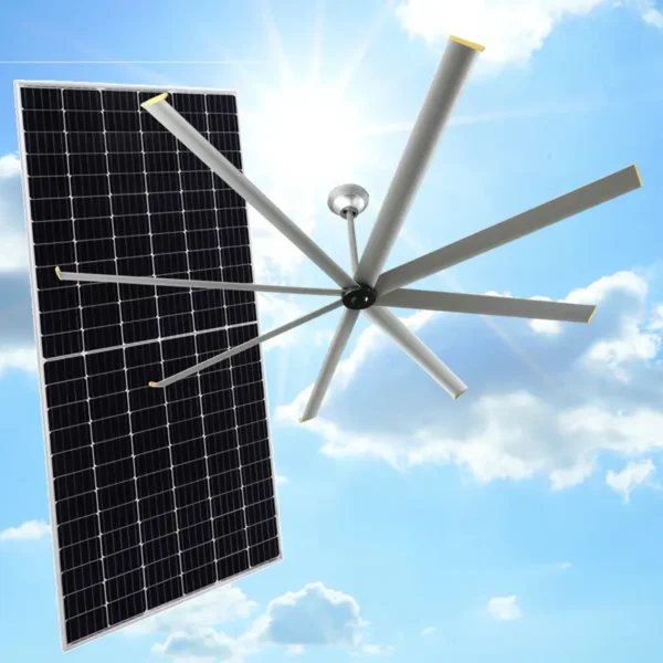 Ceiling Fan, 10ft, HVLS, Solar