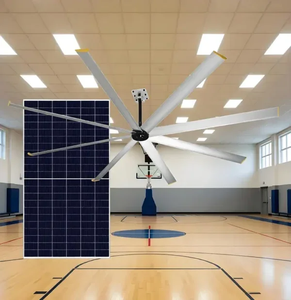 Ceiling Fan, 10FT, Solar, HVLS, BLDC