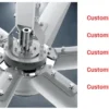 Ceiling Fan, 110V, 220V, 380V, Aluminum - view 4