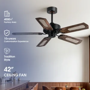Ceiling Fan, 110V/220V, 42-Inch, DC Motor