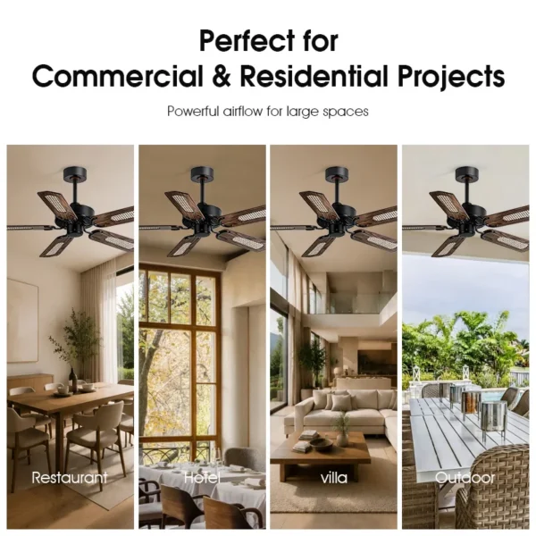 Ceiling Fan, 110V/220V, 42-Inch - view 2