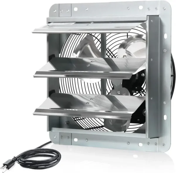 Ceiling Fan, 12-Inch, Aluminum, Wall, Axial - view 3