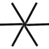 Ceiling Fan, 120, 200W, Metal - view 2