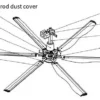 Ceiling Fan, 12FT, PMSM, HVLS - view 2