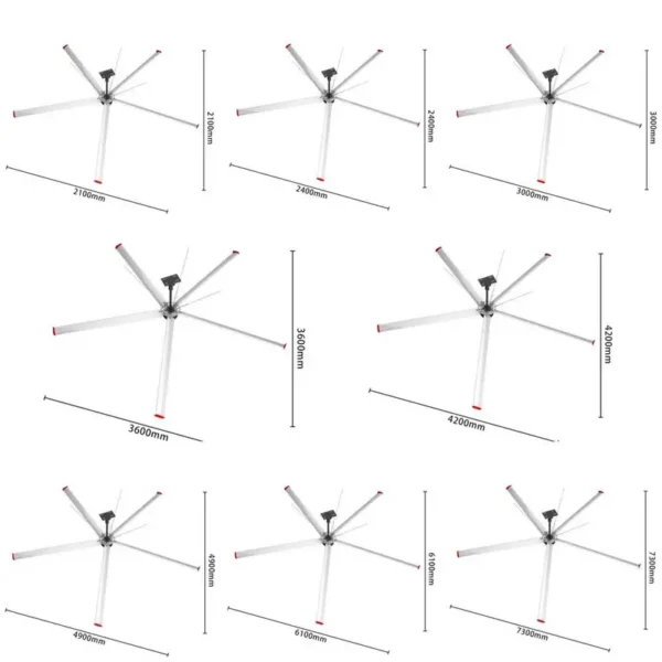 Ceiling Fan, 14ft, HVLS - view 4