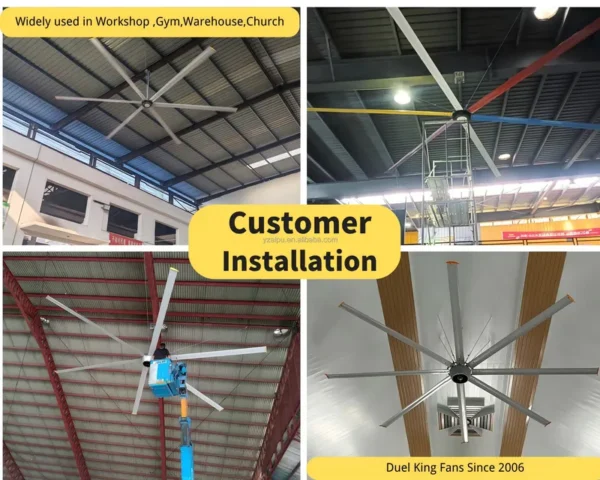 Ceiling Fan, 15ft, 4500mm, HVLS - view 6