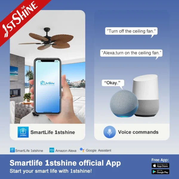 Ceiling Fan, 1stshine, 35W, Plastic - view 6