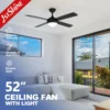 Ceiling Fan, 1stshine, DCF-W986