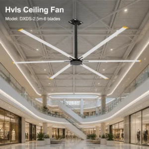 Ceiling Fan, 2.5m, Axial, HVLS, Steel