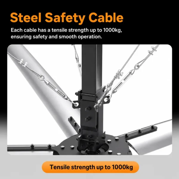 Ceiling Fan, 2.5m, Axial, HVLS, Steel - view 4