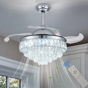 Ceiling Fan, 220V, LED, 6-Speed, Ceiling Mount, JG-SJ011