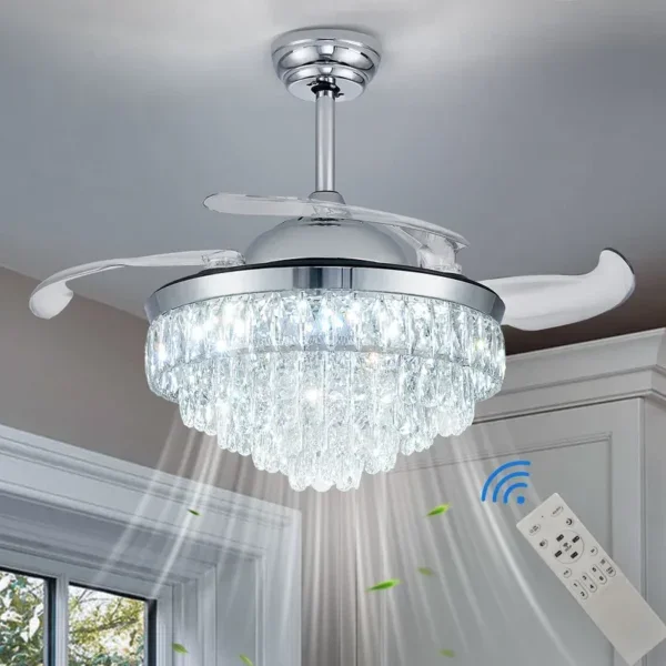 Ceiling Fan, 220V, LED, 6-Speed