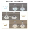 Ceiling Fan, 220V, LED, 6-Speed - view 3