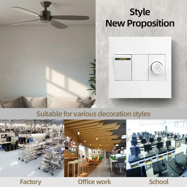 Ceiling Fan, 220V, Wall - view 4