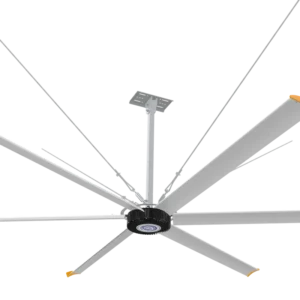 Ceiling Fan, 24ft, HVLS, Aluminum, 230V