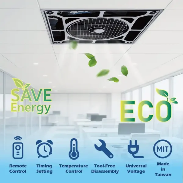 Ceiling Fan, 25W, Plastic - view 6