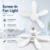 Ceiling Fan, 3000K-6500K, LED, 85-265V