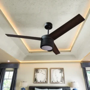 Ceiling Fan, 30W LED Light, Plywood