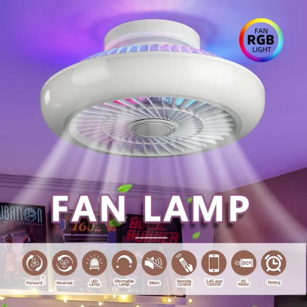 Ceiling Fan, 36W, Plastic - view 2