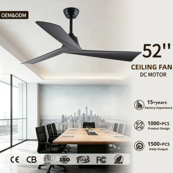 Ceiling Fan, 40W, iron+abs