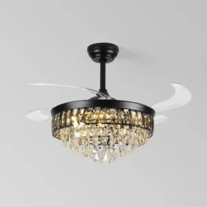 Ceiling Fan, 42-Inch, LED, Ceiling Mount, HQ013, DC Motor