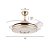 Ceiling Fan, 42-Inch, LED - view 3