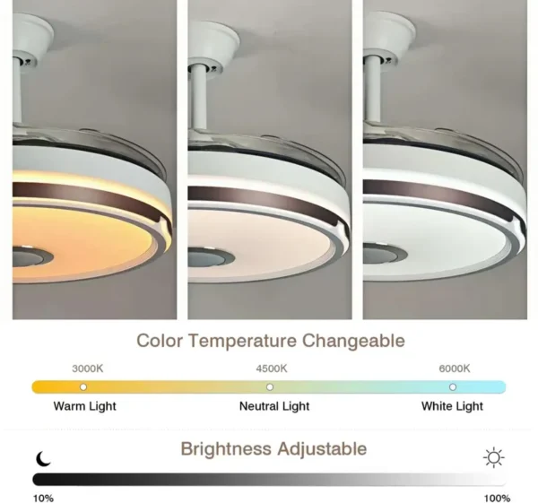 Ceiling Fan, 42-Inch, RGB, LED - view 3