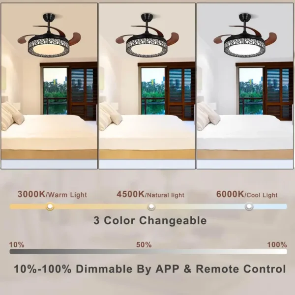Ceiling Fan, 42'', ZY1122 - view 3