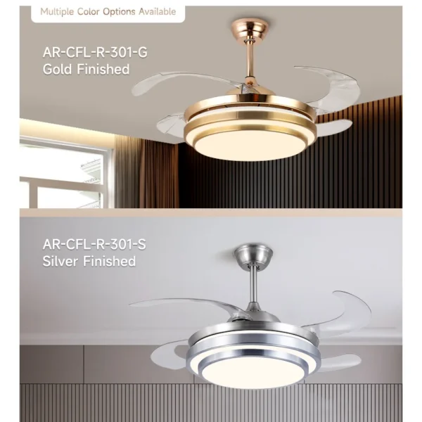 Ceiling Fan, 42inch, ABS, LED - view 2