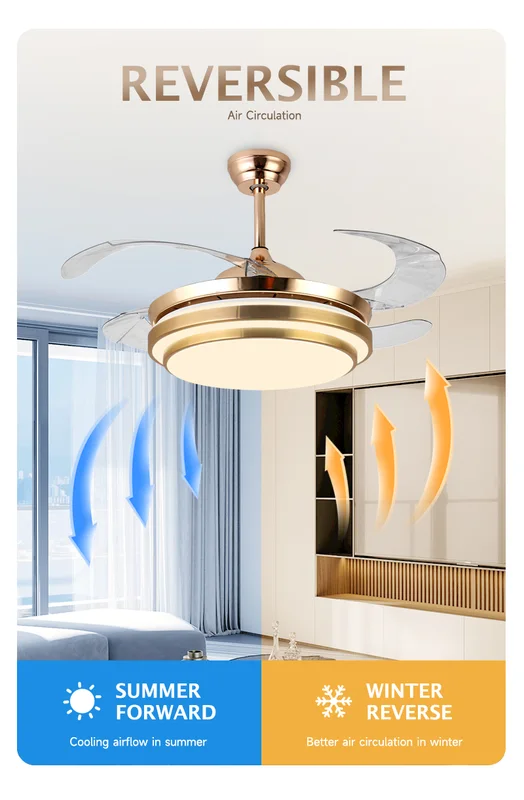 Ceiling Fan, 42inch, ABS, LED - view 5