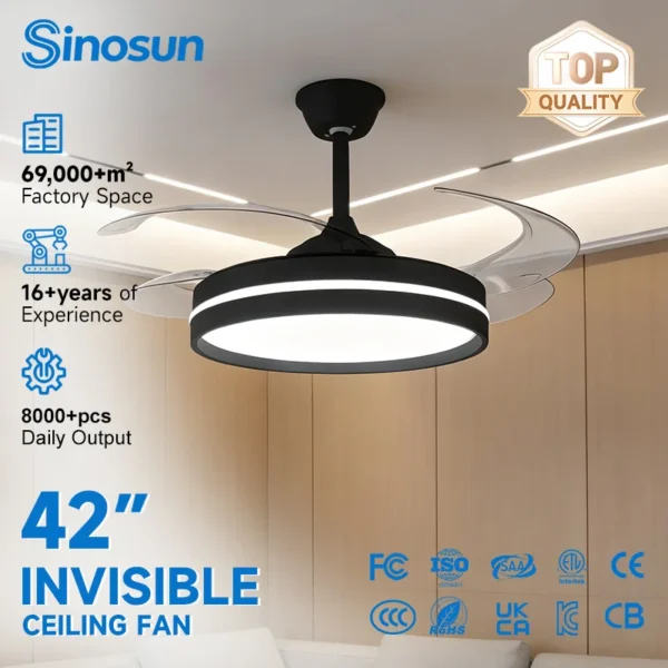 Ceiling Fan, 42Inch, AC175-265V, 96W