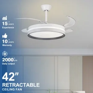 Ceiling Fan, 42W, Iron + ABS