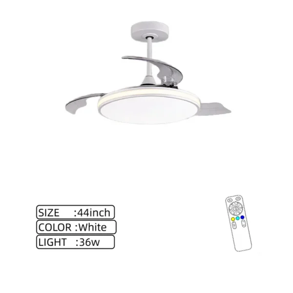 Ceiling Fan, 44-Inch, LED - view 2
