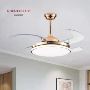 Ceiling Fan, 44-Inch, LED, ABS, Ceiling Mount, 120V, DC Motor