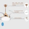 Ceiling Fan, 44-Inch, LED, ABS - view 4