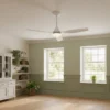 Ceiling Fan, 48-Inch, Brushless, LED, Plastic