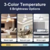 Ceiling Fan, 48-Inch, Brushless, LED, Plastic - view 5