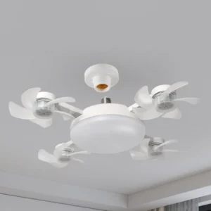 Ceiling Fan, 50-60W, LED, Ceiling Mount, 85-265V, Plastic