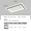 Ceiling Fan, 50W/58W/96W*2, 220V - view 6
