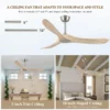 Ceiling Fan, 52/60inch, LED, BLDC - view 2