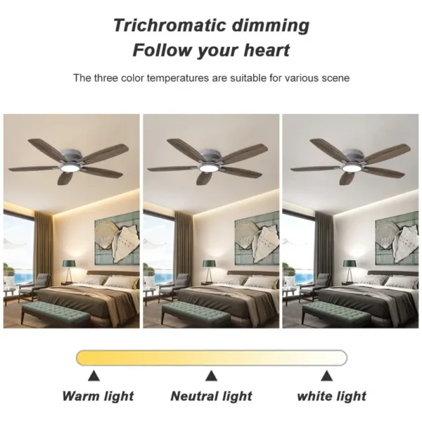 Ceiling Fan, 52-Inch, 10, Metal - view 2