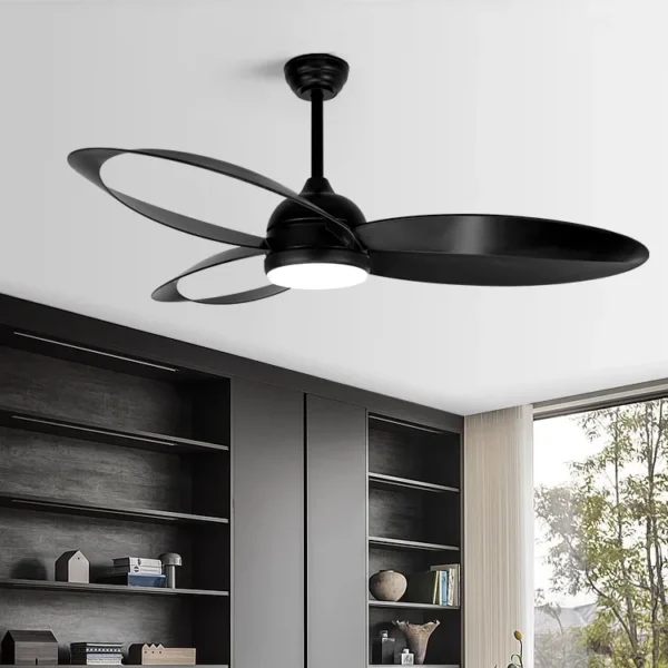 Ceiling Fan, 52-Inch, 3-Blade, LED, ABS